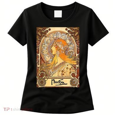 Alphonse Mucha Zodiac Art Nouveau Women's T-Shirt