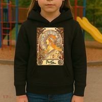 Alphonse Mucha Zodiac Art Nouveau Kids Hoodie thumb 3