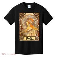Alphonse Mucha Zodiac Art Nouveau Kids T-Shirt thumb 0