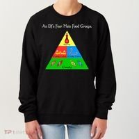 An Elf's Four Main Food Groups Women's Sweatshirt thumb 0