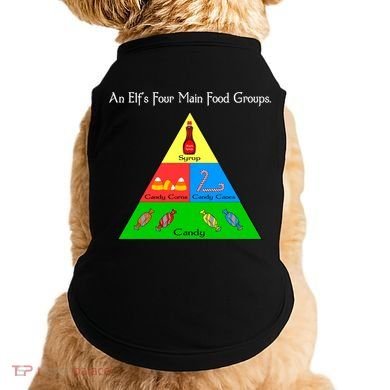 An Elf's Four Main Food Groups Doggie Tank