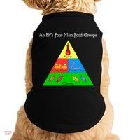 An Elf's Four Main Food Groups Doggie Tank thumb 0