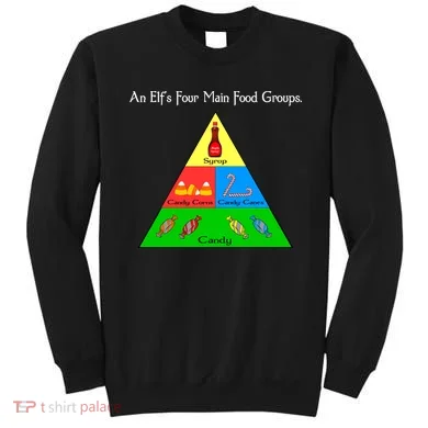 An Elf's Four Main Food Groups Sweatshirt