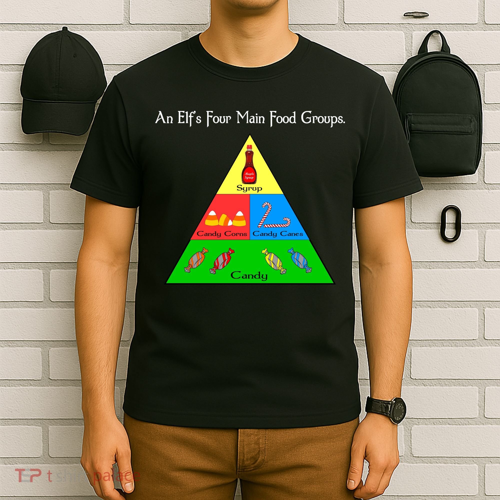 An Elf's Four Main Food Groups T-Shirt
