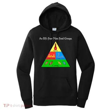 An Elf's Four Main Food Groups Women's Hoodie