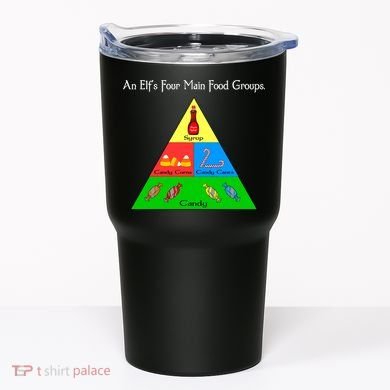 An Elf's Four Main Food Groups Tumbler