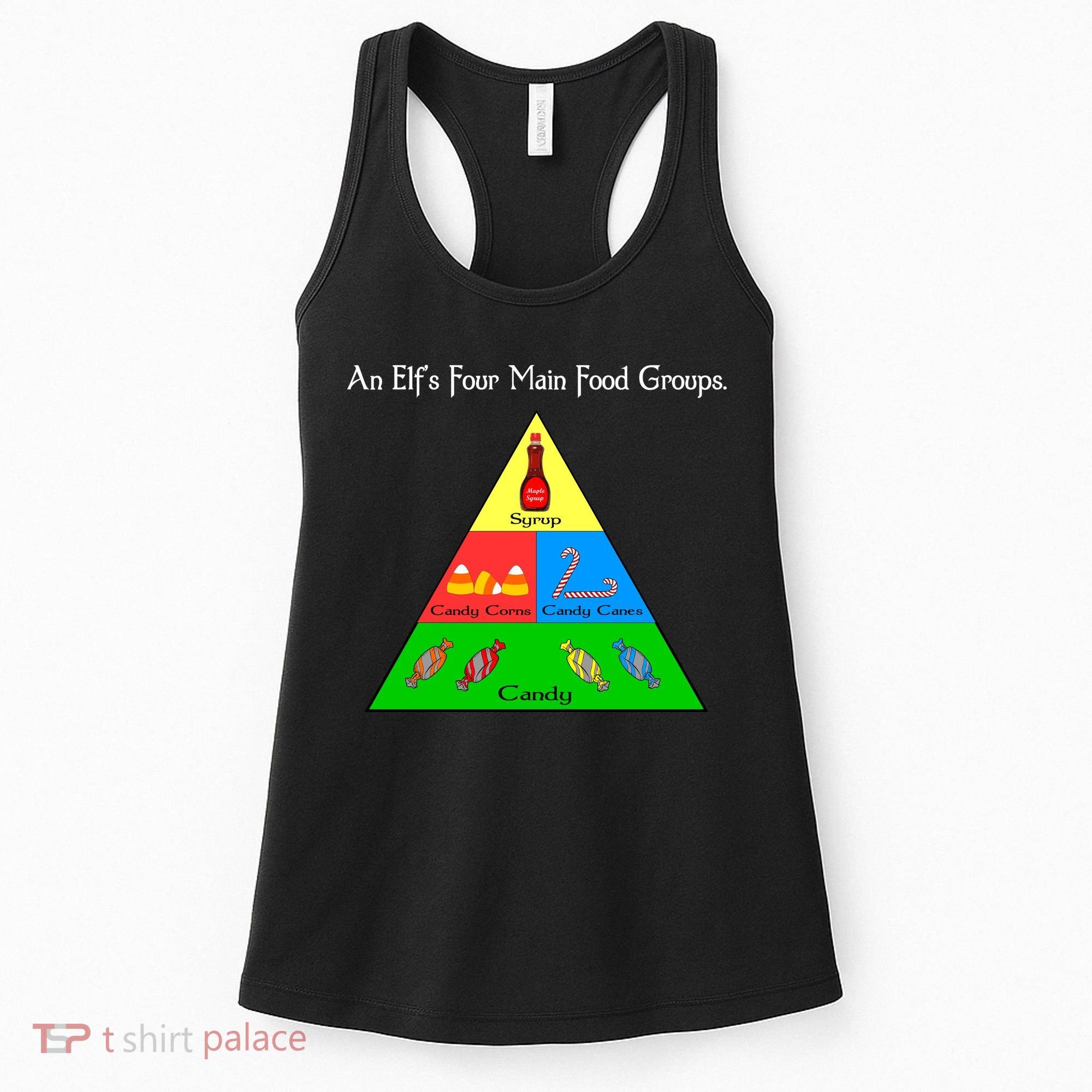 An Elf's Four Main Food Groups Women's Tank Top