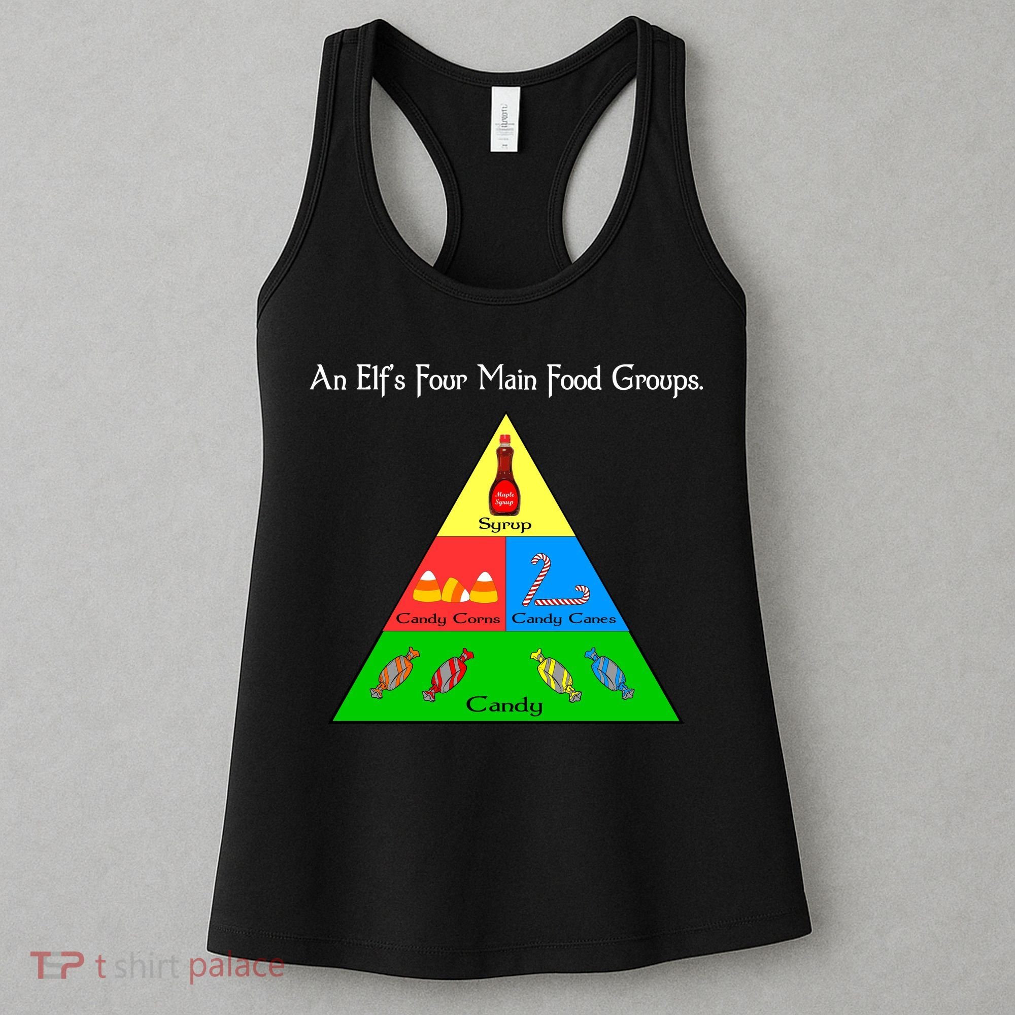 An Elf's Four Main Food Groups Women's Tank Top