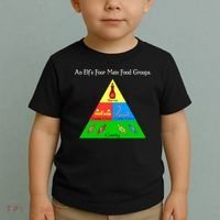An Elf's Four Main Food Groups Toddler T-Shirt thumb 2