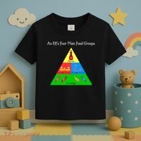 An Elf's Four Main Food Groups Toddler T-Shirt thumb 3