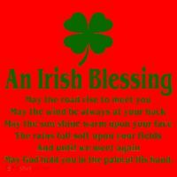 An Irish Blessing Santa Hat thumb 1