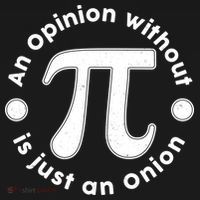 An Opinion Without Pi Is Just An Onion Bucket Hat thumb 4