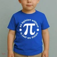 An Opinion Without Pi Is Just An Onion Toddler T-Shirt thumb 2