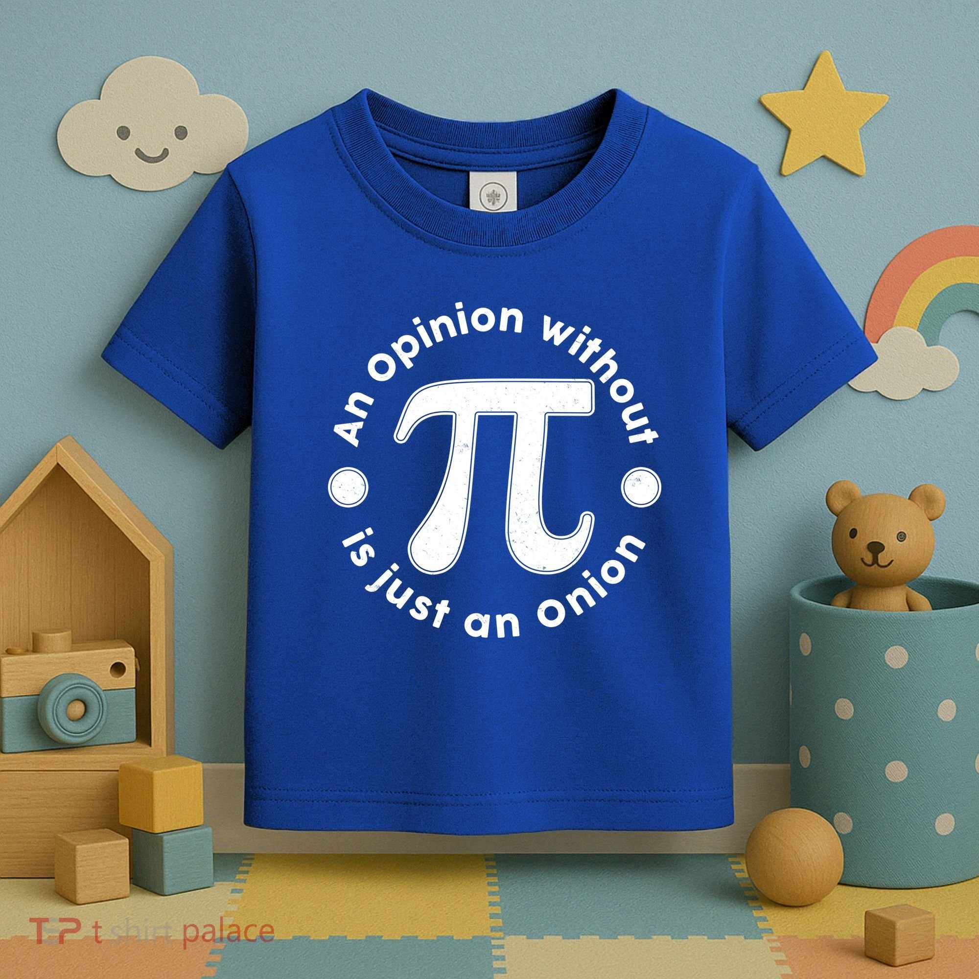 An Opinion Without Pi Is Just An Onion Toddler T-Shirt