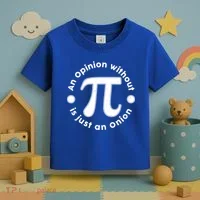 An Opinion Without Pi Is Just An Onion Toddler T-Shirt thumb 3