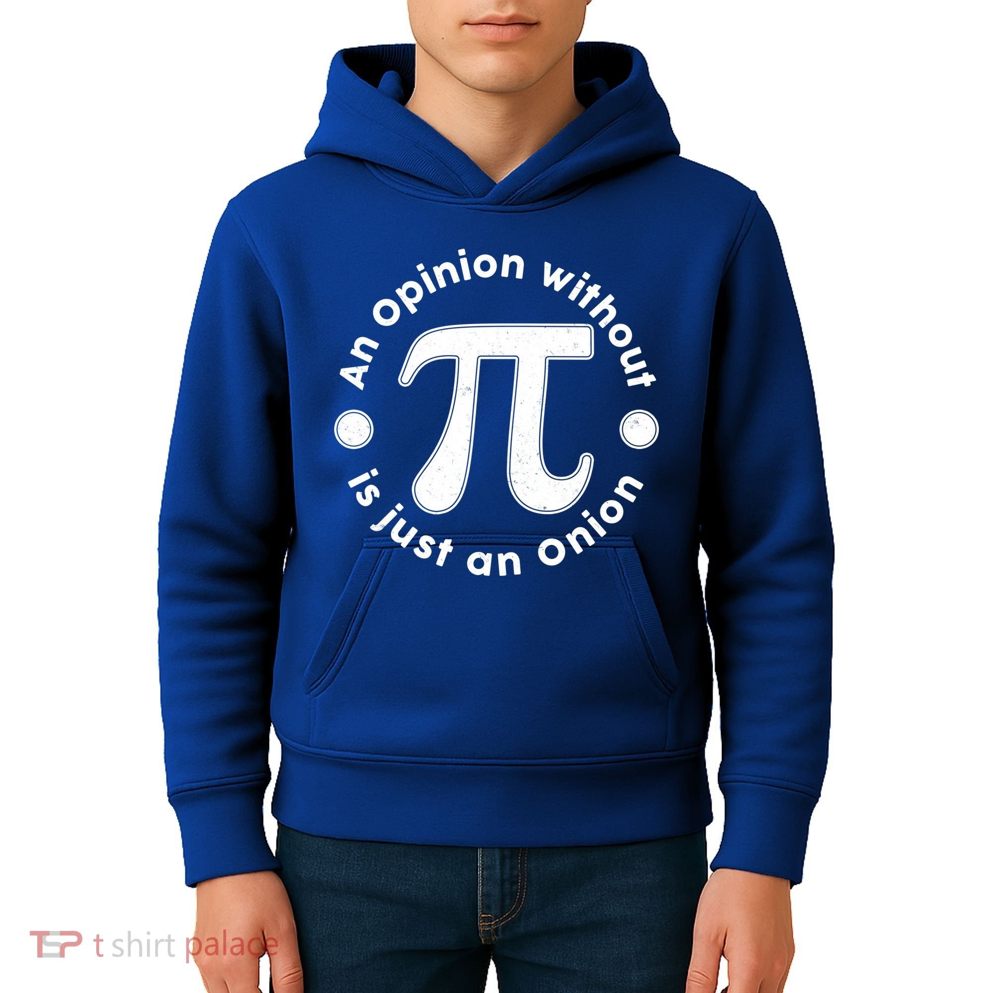 An Opinion Without Pi Is Just An Onion Kids Hoodie