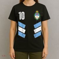 Argentina Number 10 Soccer Fan    Boys Girls T-Shirt thumb 4