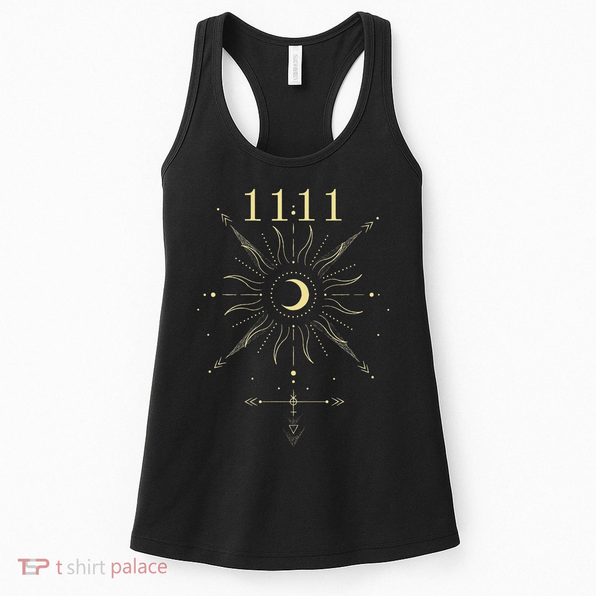 Angel Number 1111 Numerology Mystical Spiritual Number Women's Tank Top