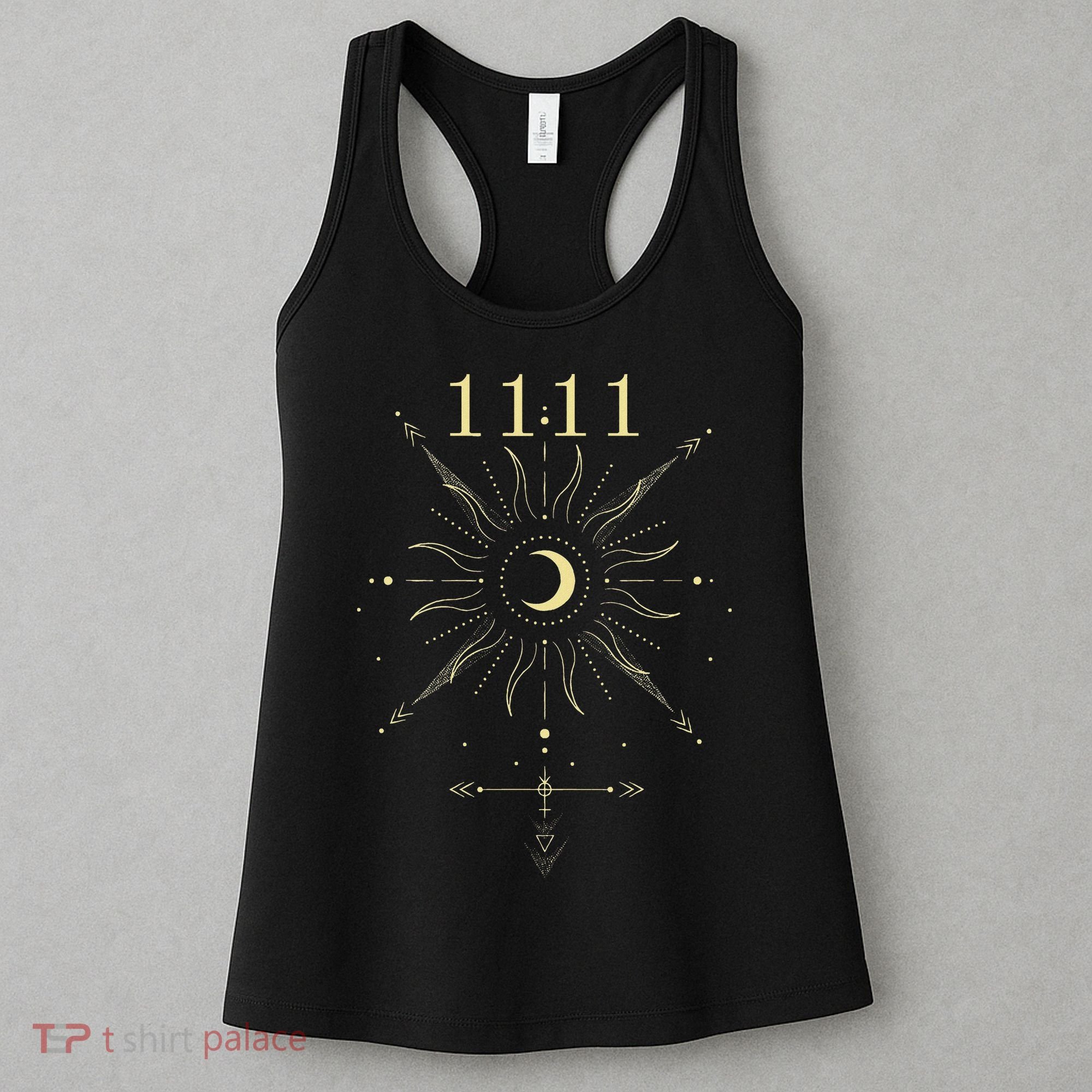 Angel Number 1111 Numerology Mystical Spiritual Number Women's Tank Top