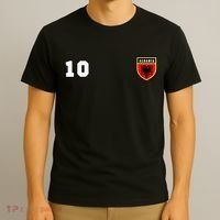 Albania Number 10 Soccer Flag Football Tirana T-Shirt thumb 3