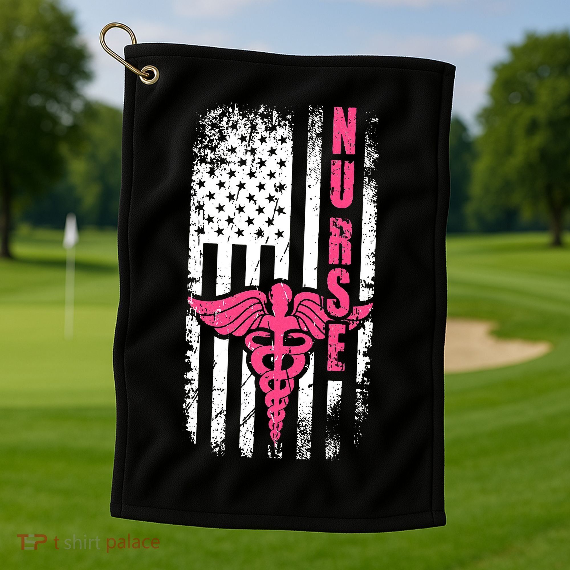 American Nurse Golf Towel