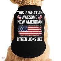 Awesome New American Flag US Citizenship USA US Citizen Doggie Tank thumb 0