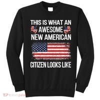 Awesome New American Flag US Citizenship USA US Citizen Sweatshirt thumb 0