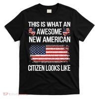 Awesome New American Flag US Citizenship USA US Citizen T-Shirt thumb 0