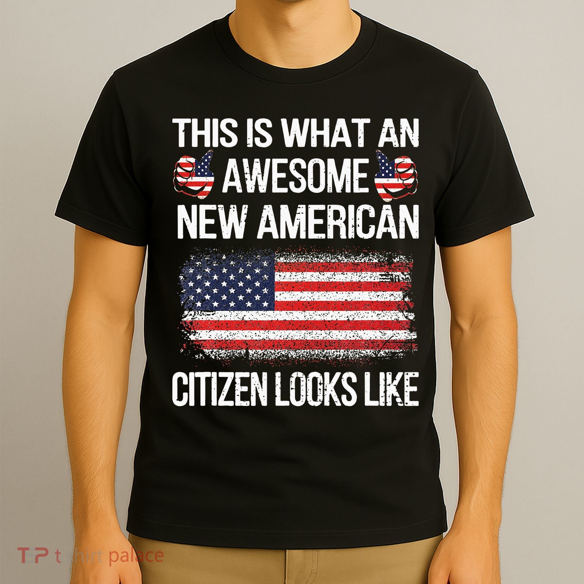Awesome New American Flag US Citizenship USA US Citizen T-Shirt