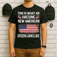 Awesome New American Flag US Citizenship USA US Citizen T-Shirt thumb 6