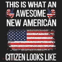 Awesome New American Flag US Citizenship USA US Citizen Beanie thumb 2