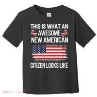 Awesome New American Flag US Citizenship USA US Citizen Toddler T-Shirt thumb 0