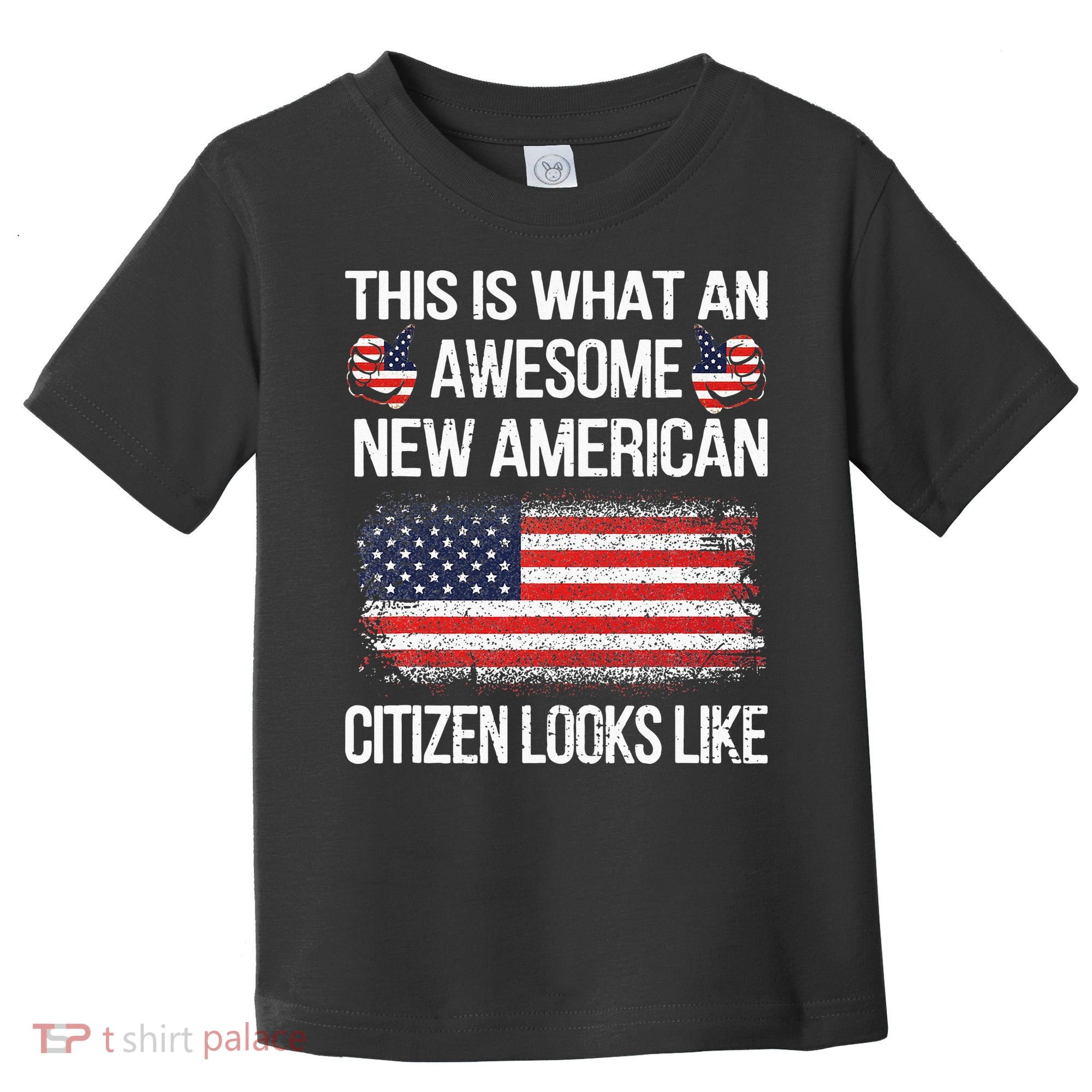 Awesome New American Flag US Citizenship USA US Citizen Toddler T-Shirt