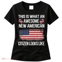 Awesome New American Flag US Citizenship USA US Citizen Women's T-Shirt thumb 0