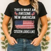 Awesome New American Flag US Citizenship USA US Citizen Women's T-Shirt thumb 2