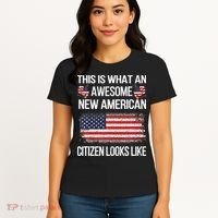 Awesome New American Flag US Citizenship USA US Citizen Women's T-Shirt thumb 4