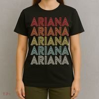 Ariana Name Ariana Retro T-Shirt thumb 4