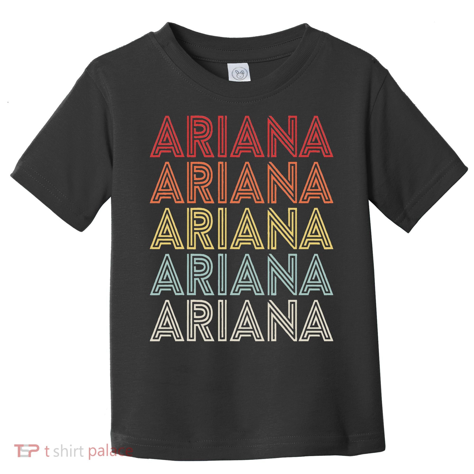 Ariana Name Ariana Retro Toddler T-Shirt