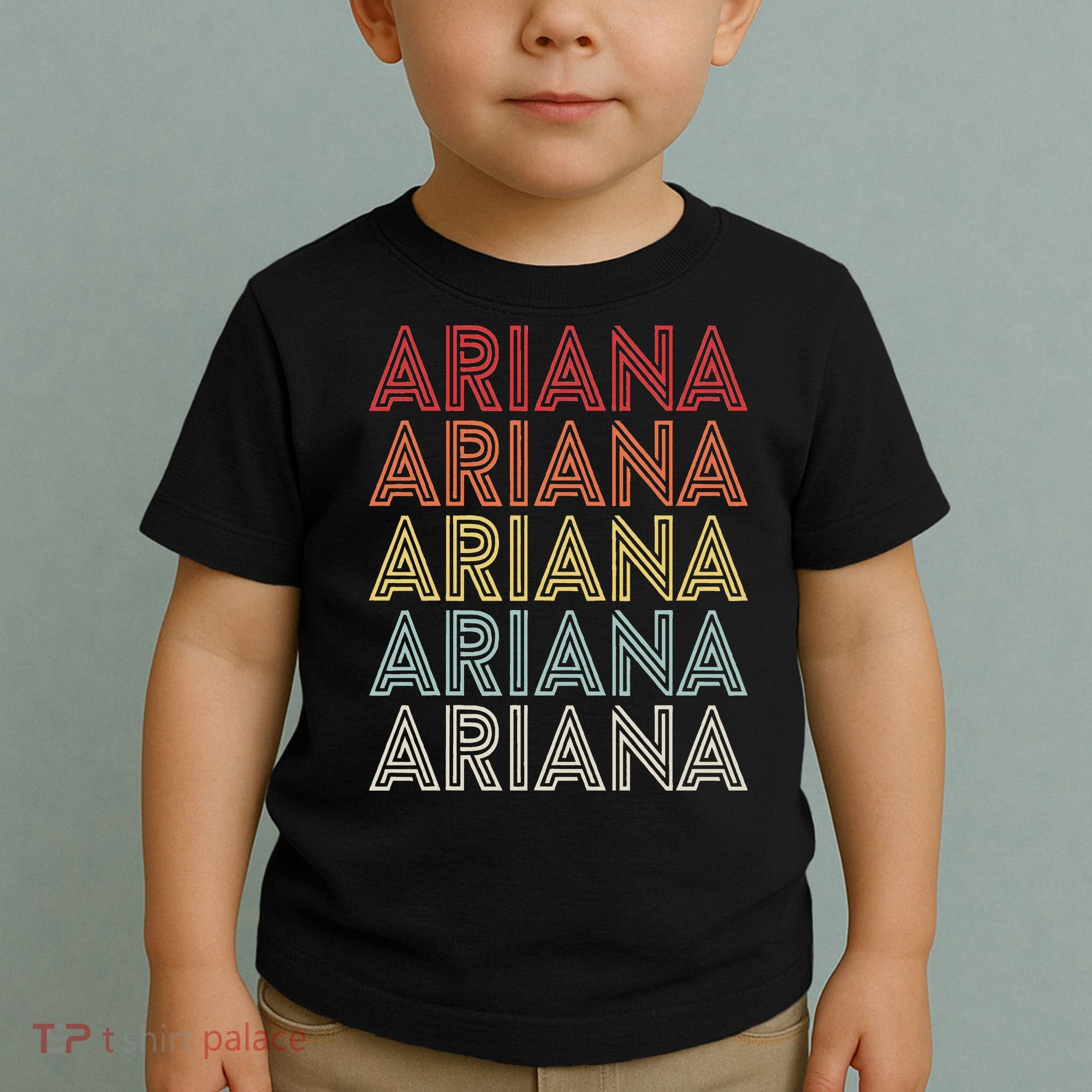 Ariana Name Ariana Retro Toddler T-Shirt