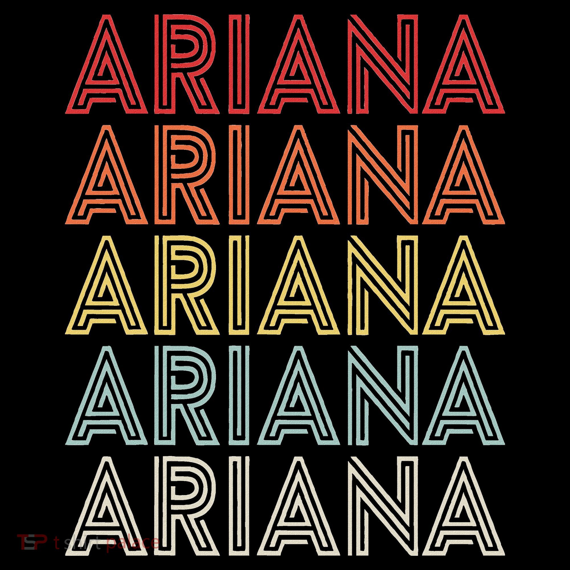 Ariana Name Ariana Retro Women's T-Shirt
