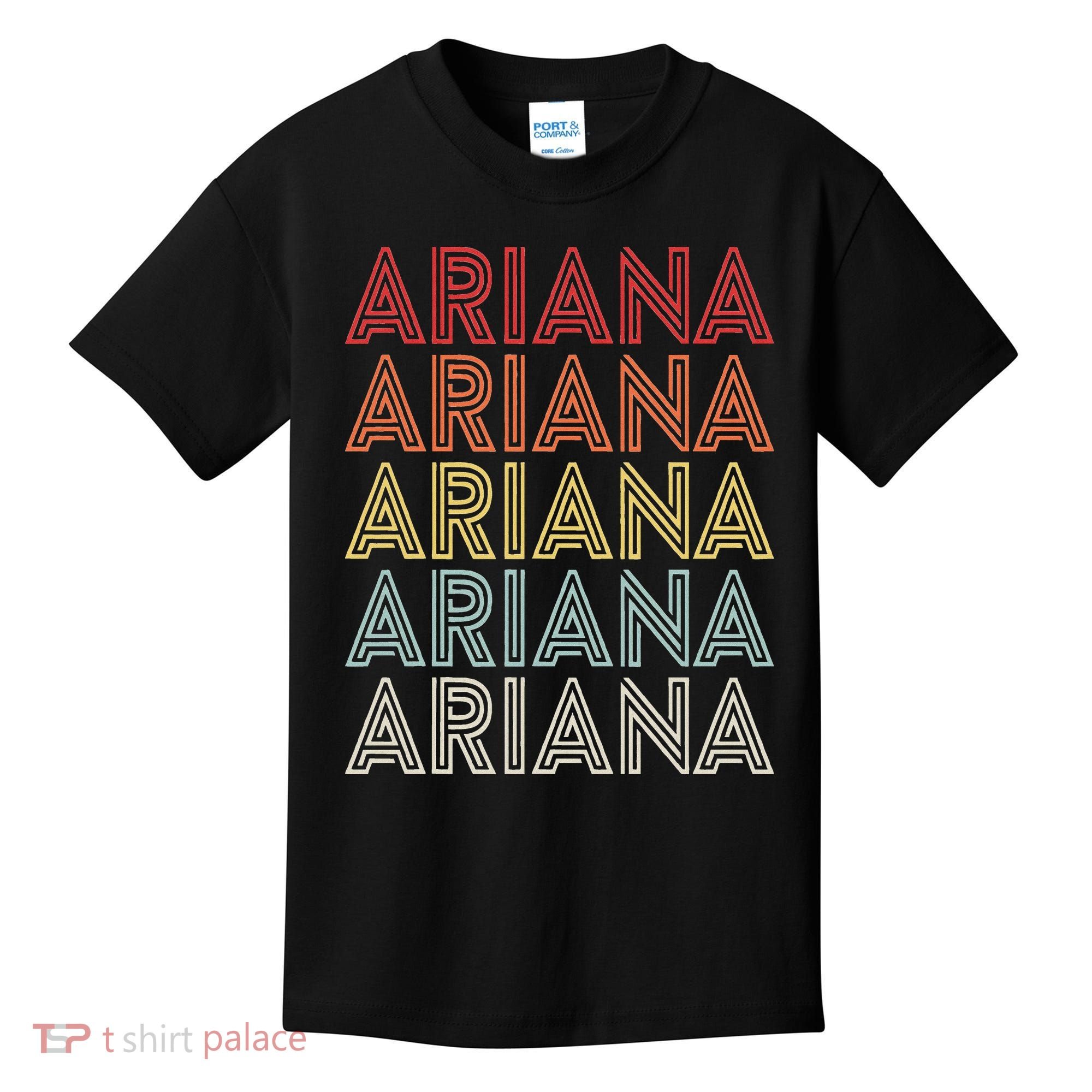 Ariana Name Ariana Retro Kids T-Shirt