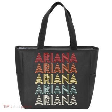 Ariana Name Ariana Retro Tote Bag