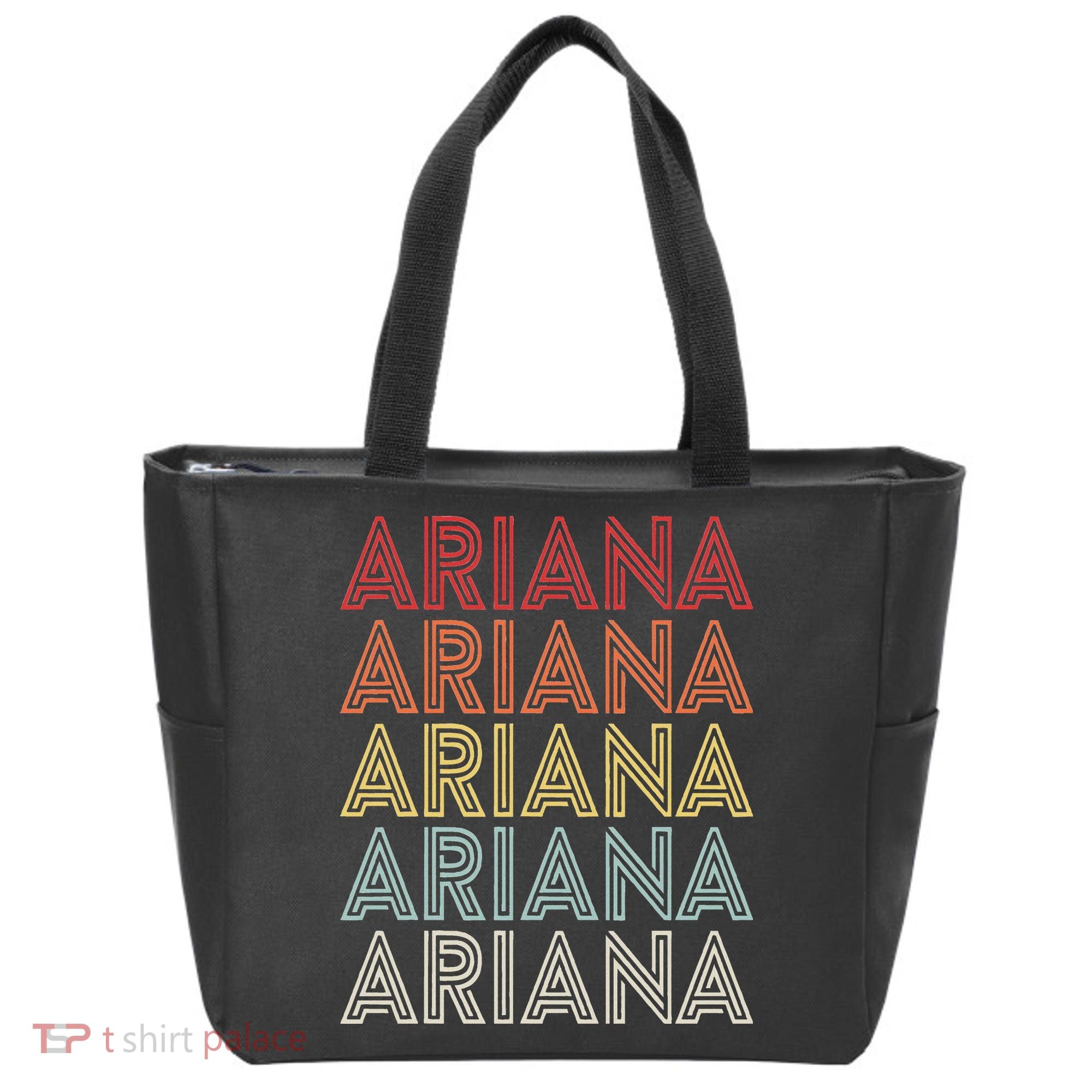 Ariana Name Ariana Retro Tote Bag