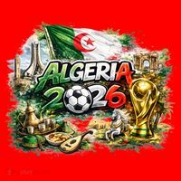 Algeria North America Soccer Tournament 2026 Santa Hat thumb 1