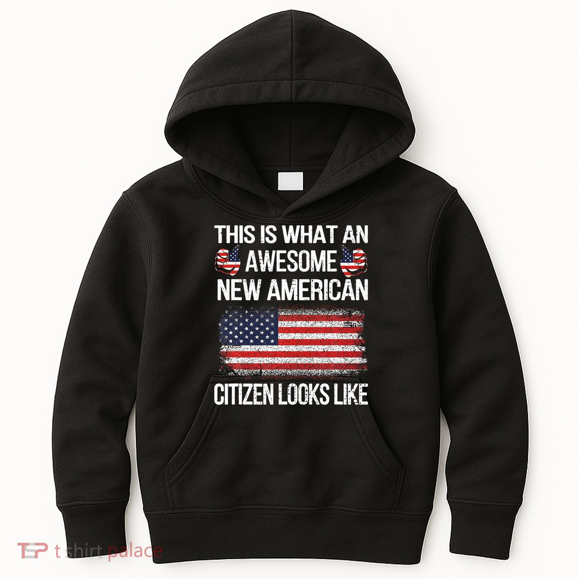 Awesome New American Flag Us Citizenship Usa Us Citizen Kids Hoodie