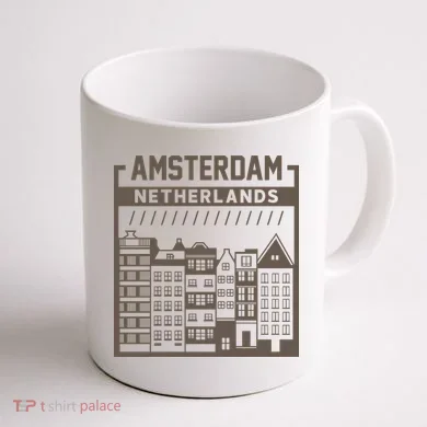 Amsterdam Netherlands Coffee Mug back