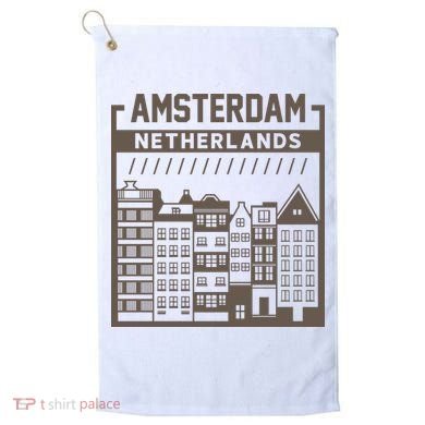 Amsterdam Netherlands Golf Towel