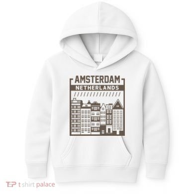 Amsterdam Netherlands Kids Hoodie