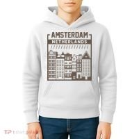 Amsterdam Netherlands Kids Hoodie thumb 4