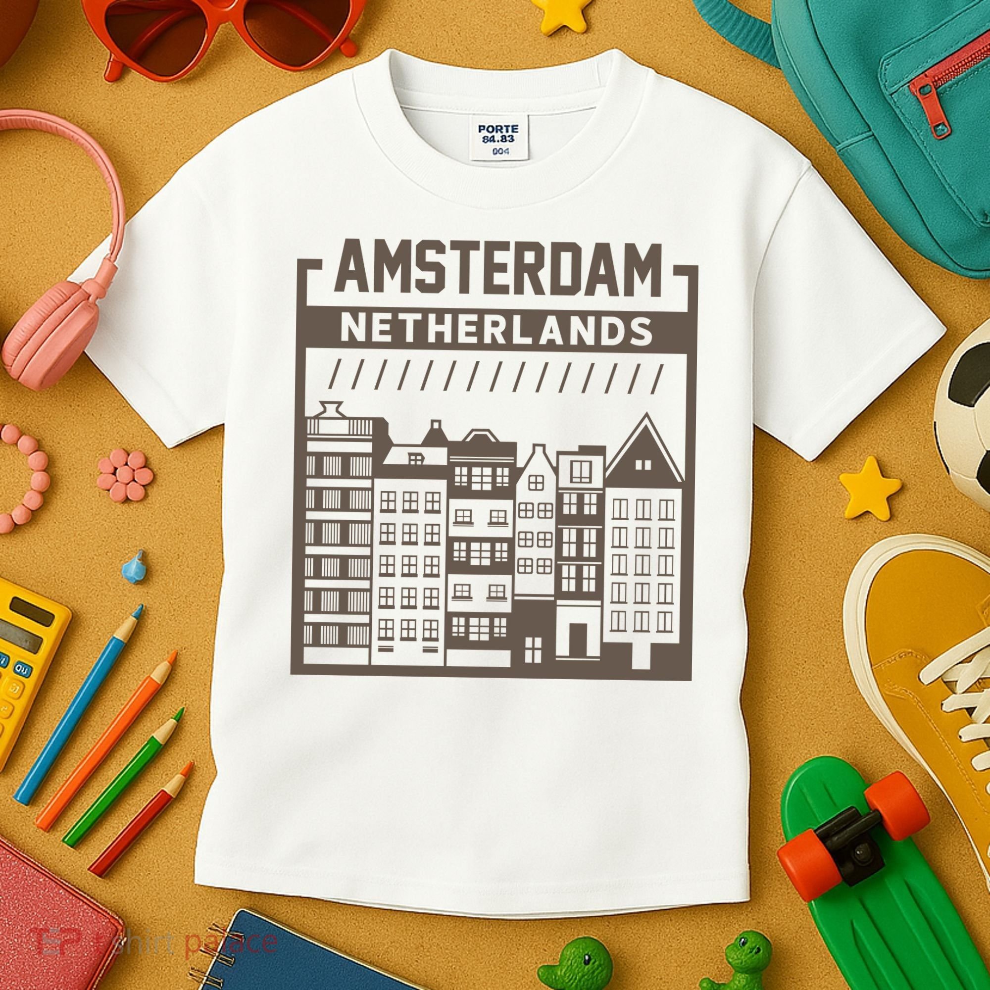 Amsterdam Netherlands Kids T-Shirt